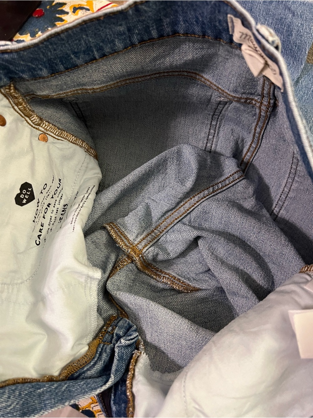 Madewell The Perfect Vintage Jean Raw Hem Medium Wash Size 29 - Picture 12 of 13